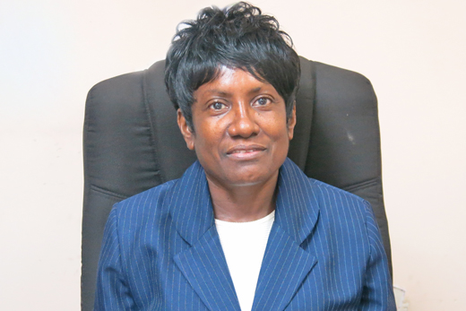 Picture of the Director of the Disability affairs Unit Ms Sharon Rogers